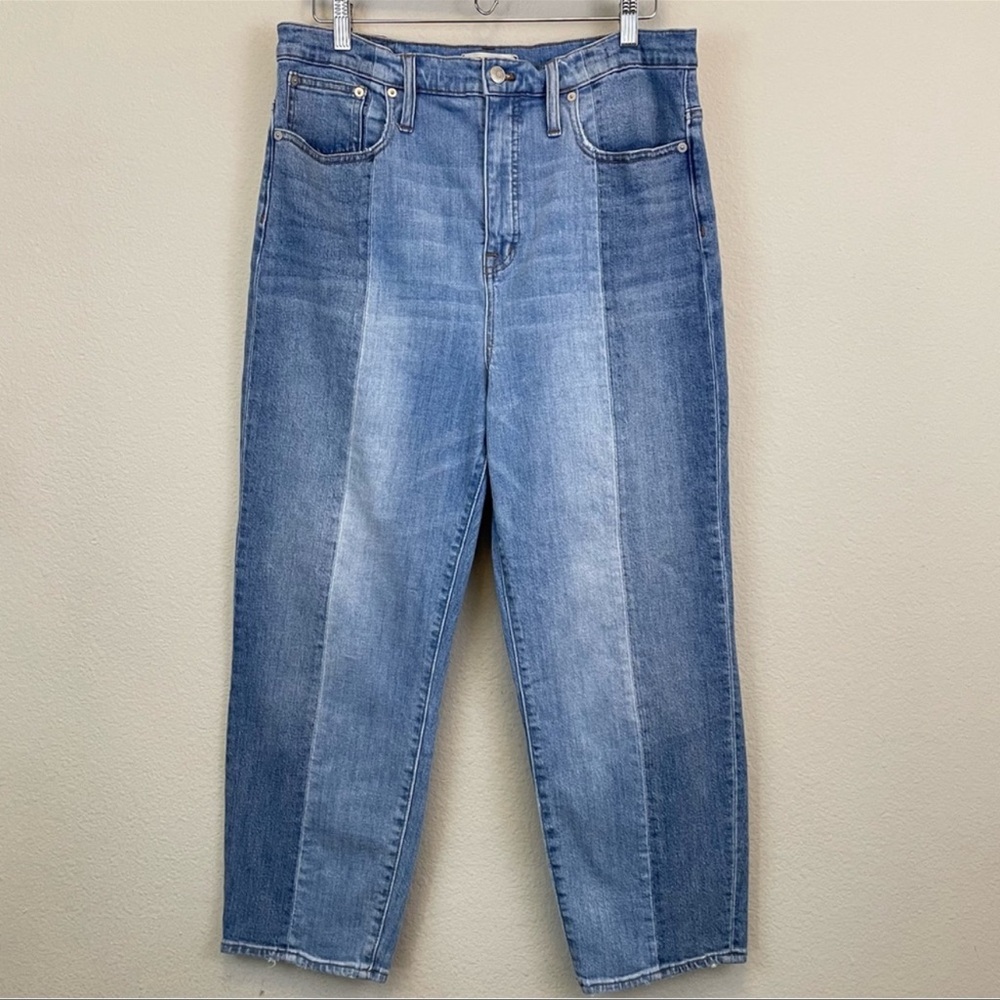 Madewell Pieced Edition Classic Straight Jeans Size 32 - Picture 2 of 6